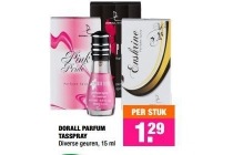 dorall parfum tasspray