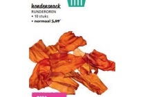 hondensnack runderoren