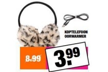 koptelefoon oorwarmer