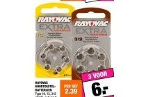 rayovac hoortoestelbatterijen