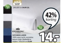 kronborg satijnen laken