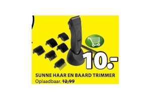 sunne haar en baard trimmer