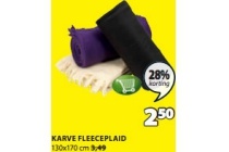 karve fleeceplaid