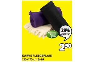 karve fleeceplaid