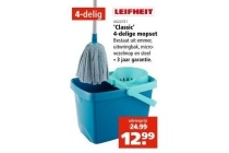 classic 4 delige mopset