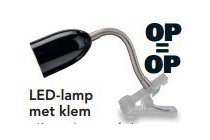led lamp met klem en euro 4 98