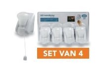 draadloze wandlamp set van 4 en euro 1 89