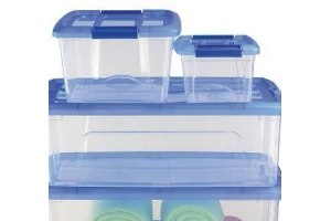 opbergbox met klemgrepen