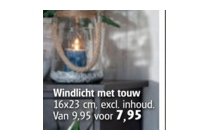 windlicht met touw