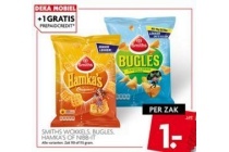 smiths wokkels bugles hamka s of nibb it voor en euro 1 per zak