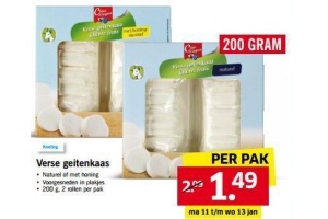 verse geitenkaas