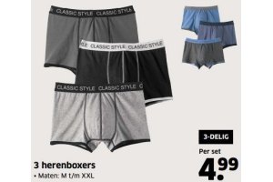 3 herenboxers