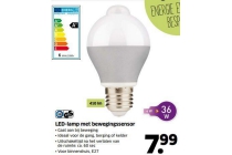 led lamp met bewegingssensor