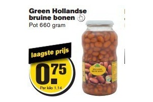 green hollandse bruine bonen