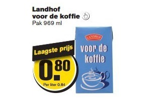 landhof voor de koffie