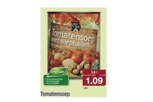 tomatensoep met soepballen