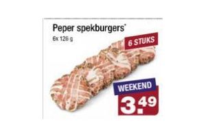 peper spekburgers