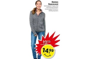 dames fleecevest