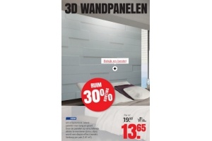 3d wandpanelen