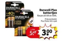 duracell plus batterijen