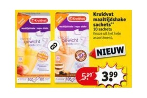 kruidvat maaltijdshake sachets