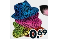 hoed diverse kleuren en euro 0 69