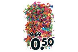 confetti 80gr en euro 0 50