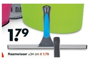 raamwisser en plusmn 34 cm en euro 1 79