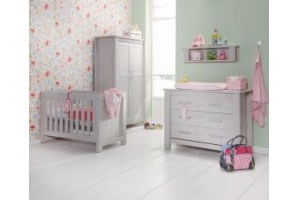 set ledikant commode en hang legkast memphis