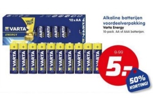 alkaline batterijen voordeelverpakking