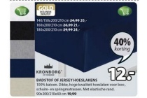 badstof of jersey hoeslakens