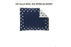 korting op box en speelkleden