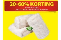 korting op alle plaids