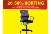 korting op alle bureaustoelen