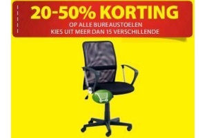 korting op alle bureaustoelen