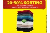 korting op alle handdoeken