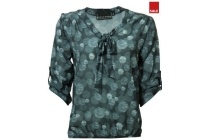 blouse met allover print