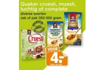 quaker cruesli muesli luchtig of complete