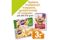 sultana fruitbiscuit knappers goodmorning of volgraan