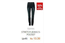 dames stretch jeans 5 pocket