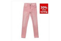 meisjes skinny twill broek 5 pocket