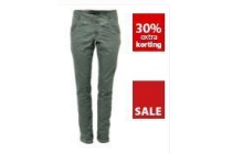 dames cool dye broek met kant