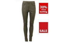 dames lederlook broek