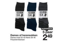 dames of herensokken