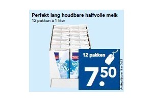 perfekt lang houdbare halfvolle melk