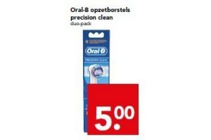 oral b opzetborstels precision clean