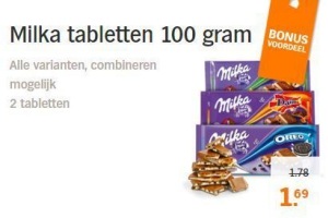 milka tabletten 100 gram