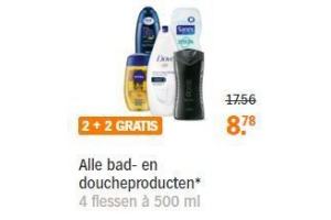 alle bad en douche producten
