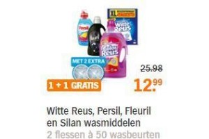 witte reus persil fleuril en silan wasmiddelen