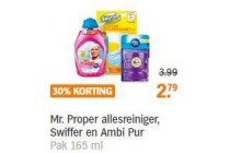 mr proper allesreiniger swiffer en ambi pur